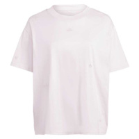 adidas BLUV TEE Dámské tričko v plus size, růžová, velikost
