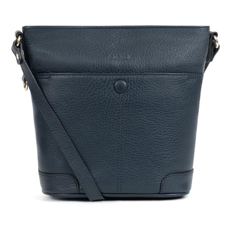 Kožená dámská crossbody kabelka Fagola Matilde - modrá