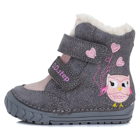 Dětské zimní boty DD Step W029-362 Dark Grey