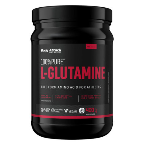 Body Attack 100% Pure L-Glutamine 400 g Varianta: