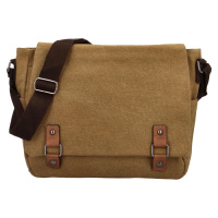 Stylová textilní crossbody taška Dimitros, camel