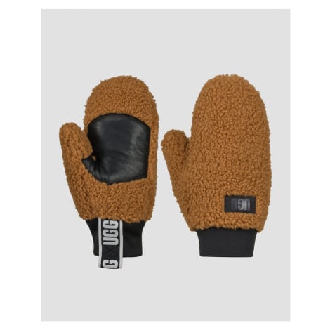 Dámské Rukavice Palčáky Ugg Fluff Mitten With Logo Tape