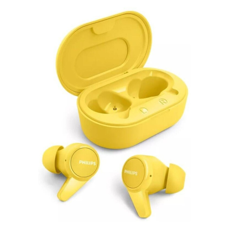 PHILIPS TAT1207YL/00 bezdrátová sluchátka ve žluté barvě