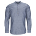 Jack & Jones JPRBLASUMMER HALF PLACKET SHIRT L/S Modrá