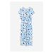 H & M - Krepové šaty - bílá