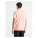 Světle růžové polo tričko Celio Teone