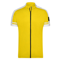 James&Nicholson Pánský cyklistický dres JN454 Sun Yellow