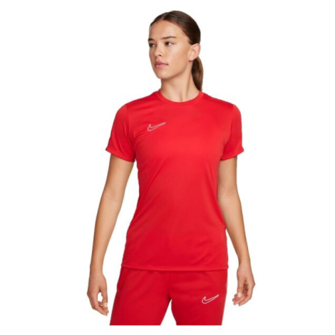 Nike DRI-FIT ACADEMY Dámské fotbalové tričko, červená, velikost