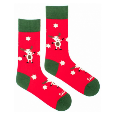 Veselé ponožky Fusakle sob vánoční (--1063)