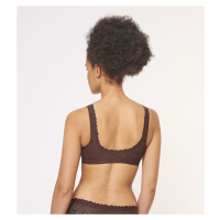 Dámská podprsenka Sloggi Zero Feel Lace 2.0 Bralette hnědá