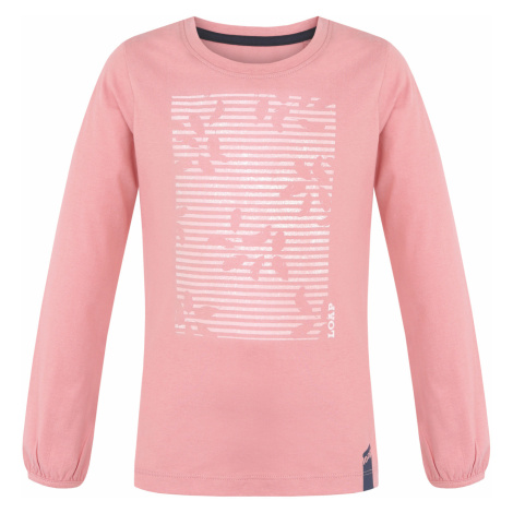 Loap Bilanka Dívčí triko s dlouhým rukávem CLK2278 Růžová