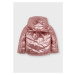 Zimní oboustranná bunda růžovo-černá MINI Mayoral