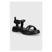 Sandály Melissa TOWN SANDAL AD dámské, černá barva, na platformě, M.35803.AV531