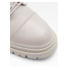 Světle fialové dámské kožené kotníkové boty ALDO Bigmark