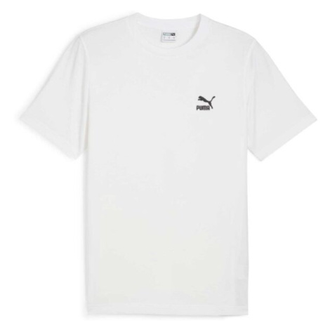 Puma CLASSICS SMALL LOGO TEE Pánské triko, bílá, velikost