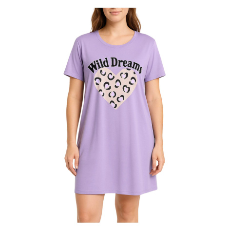 Noční košilekrátkým rukávem Wild Dreams 66 Xžlutá