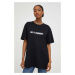Bavlněné tričko Answear Lab černá barva, s potiskem