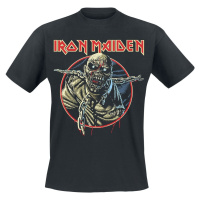 Iron Maiden POM Circle Drip Tričko černá