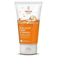 WELEDA 2 v 1 Sprchový krém a šampon, Šťastný pomeranč 150 ml