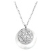 Pierre Lannier Jemný ocelový náhrdelník s perletí Eolia BJ03A0191
