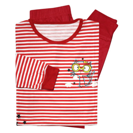 Dívčí bavlněné pyžamo 11-1 let tmavě modrá