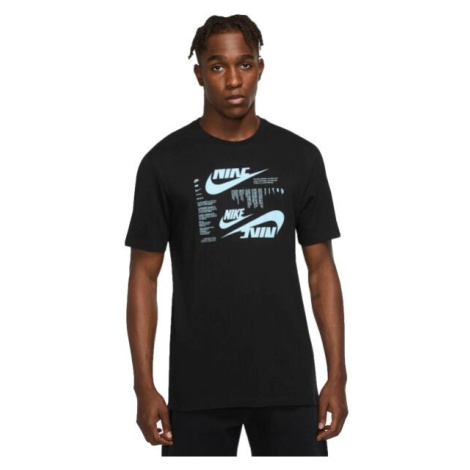 Nike NSW TEE CLUB SSNL HBR Pánské tričko, černá, velikost