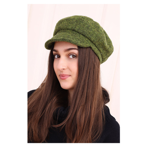 Dámská vlněná bekovka - zelená