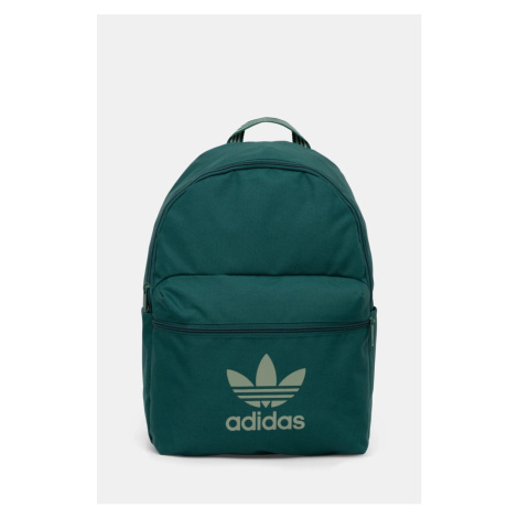 Batoh adidas Originals Adicolor zelená barva, velký, s potiskem, JI9437