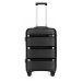Cestovní kufr na kolečkách KONO Classic Collection - černá - 77L - polypropylén