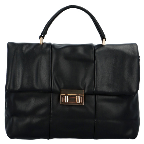 Stylová dámská koženková kabelka do ruky Norta, černá Diana & Co
