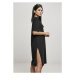 Urban Classics Ladies Organic Oversized Slit Tee Dress black