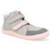 Barefoot dětské kotníkové boty Baby Bare - Febo Fall Grey Pink šedé