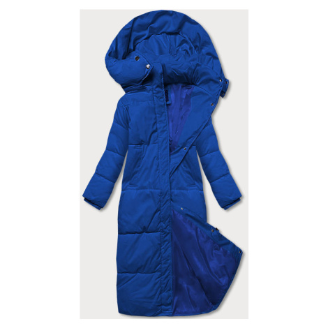 Světle modrá dlouhá dámská zimní bunda (AG3-3031) Ann Gissy
