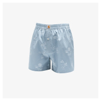 Trenky Carhartt WIP Cotton Boxer Stamp Print/ Misty Sky