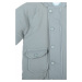 Dětská zimní bunda mušelínová - šedá melanž (Dětské oblečení)