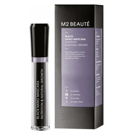 M2 Beauté Vyživující řasenka Nutrition & Natural Growth (Nano Mascara) 6 ml
