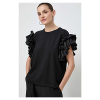Tričko Custommade Moniq černá barva, 999140106