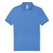 B&amp;C Unisex polo triko PU426 Lake Blue