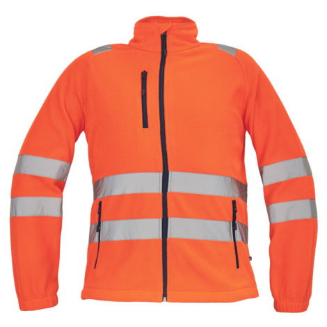 Cerva Almeria Pánská HI-VIS fleecová bunda 03460001 oranžová Červa