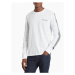Calvin Klein pánské tričko s dlouhým rukávem bílé 9103