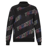 Tommy Jeans Sweater - TJW OUTLINE PRINT SWEATER black