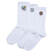 Ponožky Peace Icon Socks 3-balení bílé