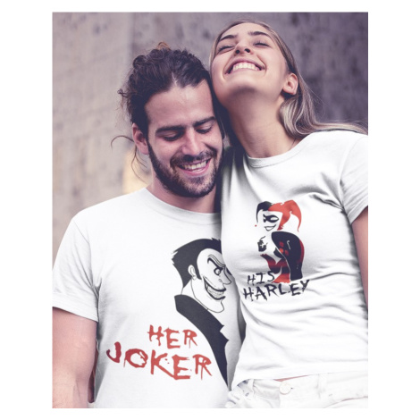 Trika pro páry Joker a Harley Quinn - stylová trika s nápadem BezvaTriko