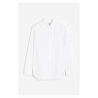 H & M - Košile oxford Regular Fit - bílá