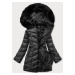 Černá dámská zimní bunda (M1621-1)