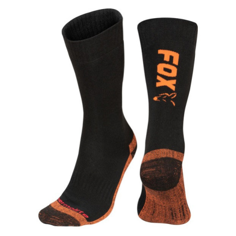Fox ponožky collection black orange thermolite long sock