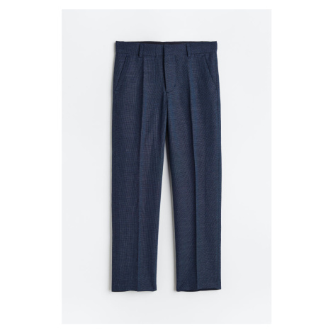 H & M - Společenské kalhoty - modrá H&M