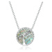 GRACE Silver Jewellery Stříbrný náhrdelník Strom života - stříbro 925/1000 NH-SCN433 Stříbrná 45