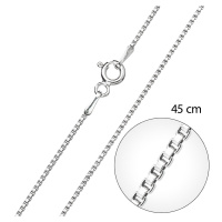 Evolution Group Stříbrný řetízek kulatý délka 45 cm 30014