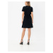 Calvin Klein Calvin Klein dámské černé lehké šaty BRANDED DRAW CORDS WAISTED DRESS